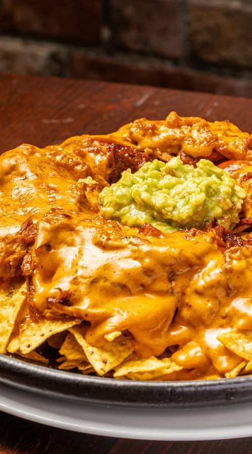 nachos caseros estilo gallego en el Ginlab de Boiro