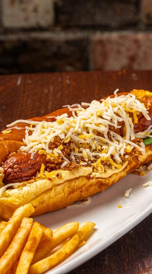 hot dog grande del Ginlab de Boiro