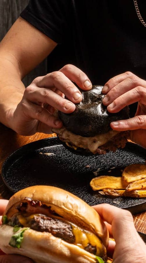 burguers de campeonato en el Ginlab de Boiro