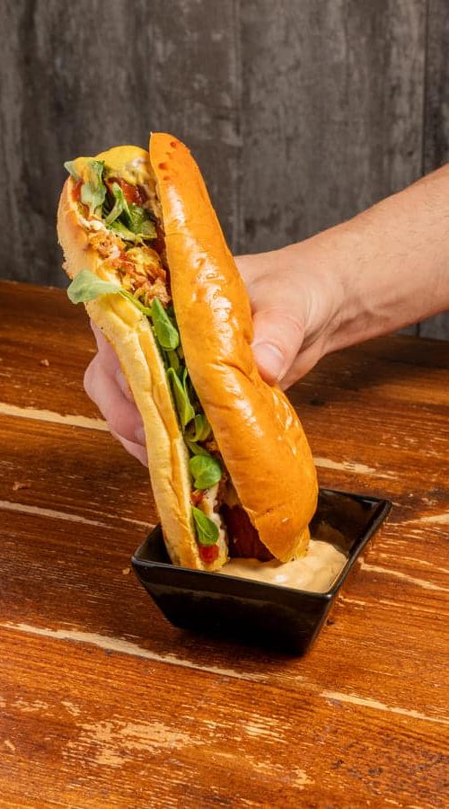 perrito caliente del Ginlab